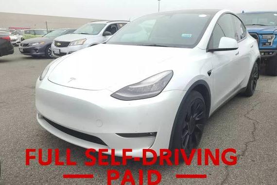 TESLA MODEL Y 2021 5YJYGDEE9MF160833 image